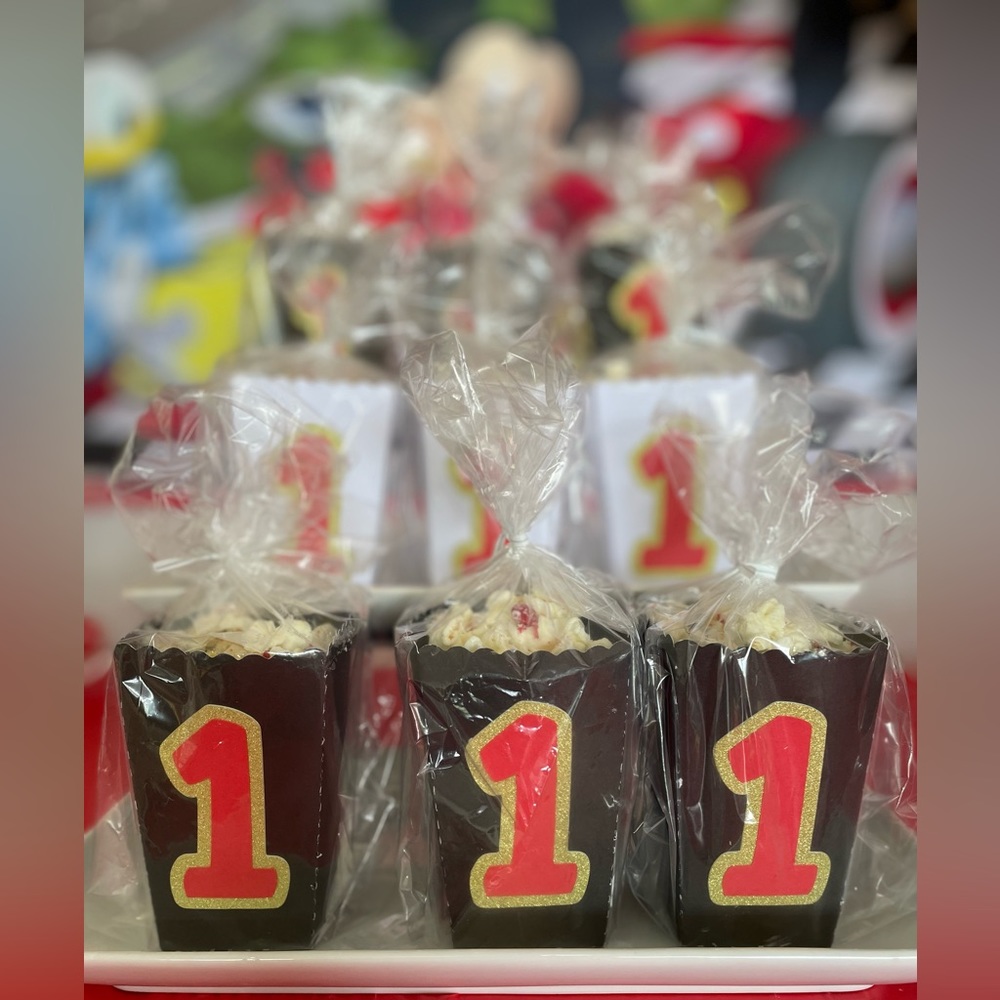 Handmade popcorn boxes